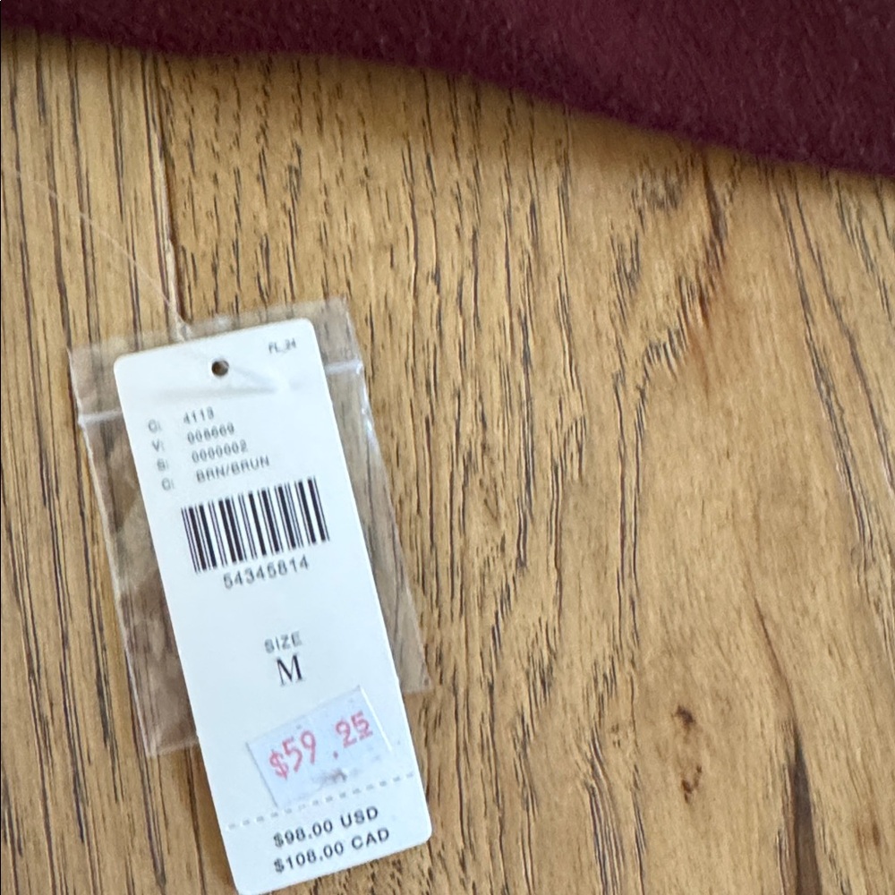 😊Anthropologie Women’s Burgundy Turtleneck Sweater with soft lavender trim - Picture 5 of 7